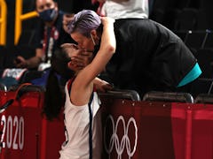 Sue Bird and Megan Rapinoe at the Olympics.