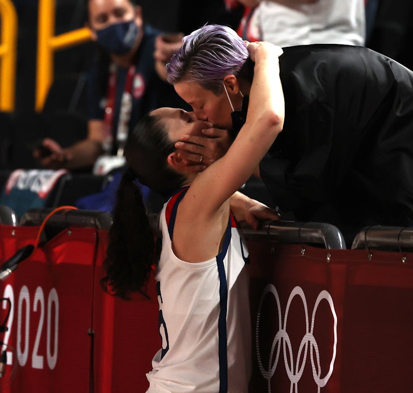 Sue Bird and Megan Rapinoe at the Olympics.