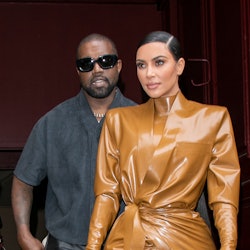 Kim Kardashian West and Ex-husband Kanye West spend time together in France.