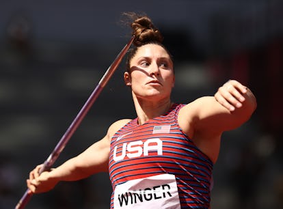 Kara Winger was the 2021 U.S. flag bearer.