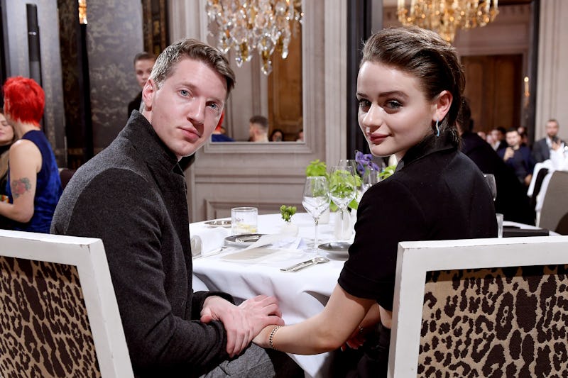 PARIS, FRANCE - FEBRUARY 29: Steven Piet and Joey King attend the Monot show as part of the Paris Fa...