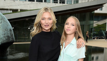 Kate Moss (L) and Lila Moss attend the Longchamp SS20 Runway Show on September 7, 2019 in New York C...