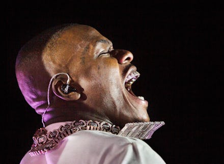 Los Angeles, CA - Sunday, Dec. 15 DaBaby, a rapper from North Carolina, perfoms during the Rolling L...