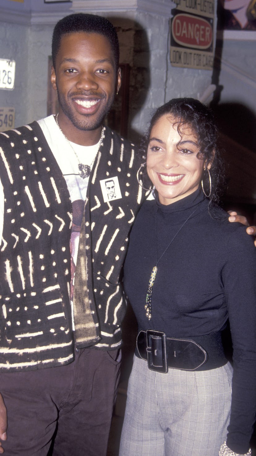 Jasmine Guy and actor Kadeem Hardison, co-stars of A Different World television show.