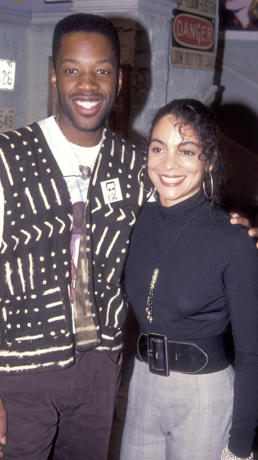 Jasmine Guy and actor Kadeem Hardison, co-stars of A Different World television show. 