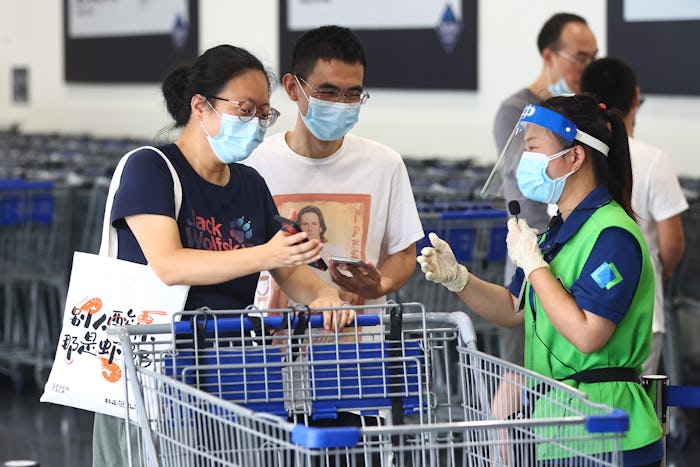 Shoppers visit Sam's Club