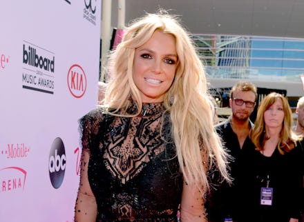 LAS VEGAS, NV - MAY 22: Singer Britney Spears attends the 2016 Billboard Music Awards at T-Mobile A...