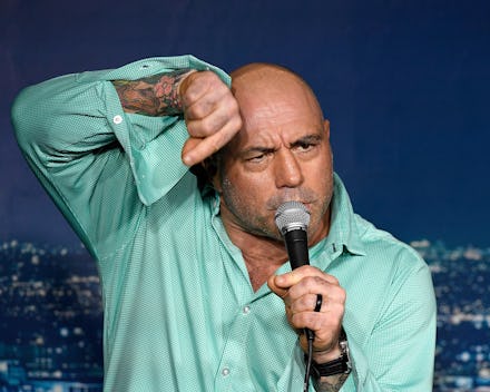 PASADENA, CA - MARCH 15:  Comedian Joe Rogan performs during his appearance at The Ice House Comedy ...