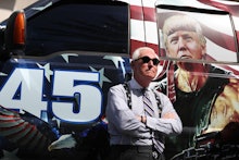 ORLANDO, FLORIDA - FEBRUARY 27: Roger Stone arrives for the Conservative Political Action Conference...