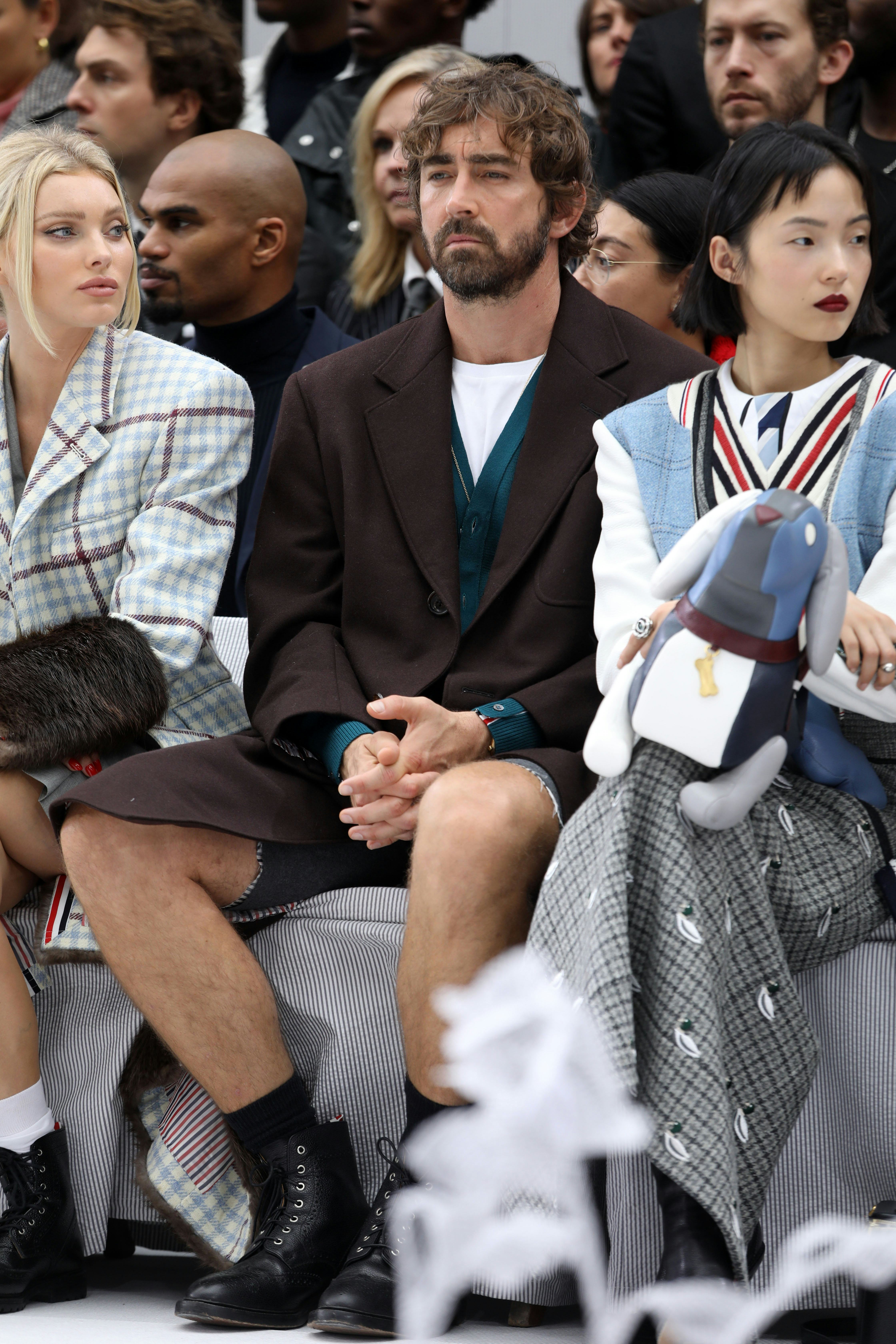 PARIS, FRANCE - SEPTEMBER 29: Lee Pace attends the Thom Browne Womenswear Spring/Summer 2020 show as...