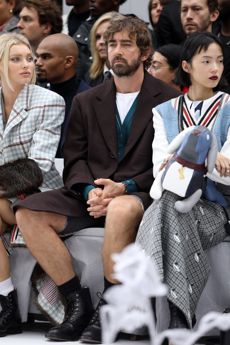 PARIS, FRANCE - SEPTEMBER 29: Lee Pace attends the Thom Browne Womenswear Spring/Summer 2020 show as...