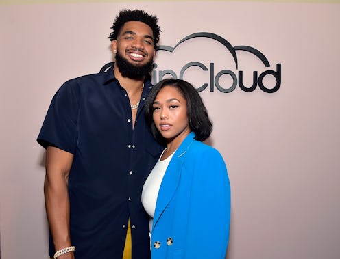 LOS ANGELES, CALIFORNIA - JUNE 15: (L-R) Karl-Anthony Towns and Jordyn Woods attend the Coin Cloud C...