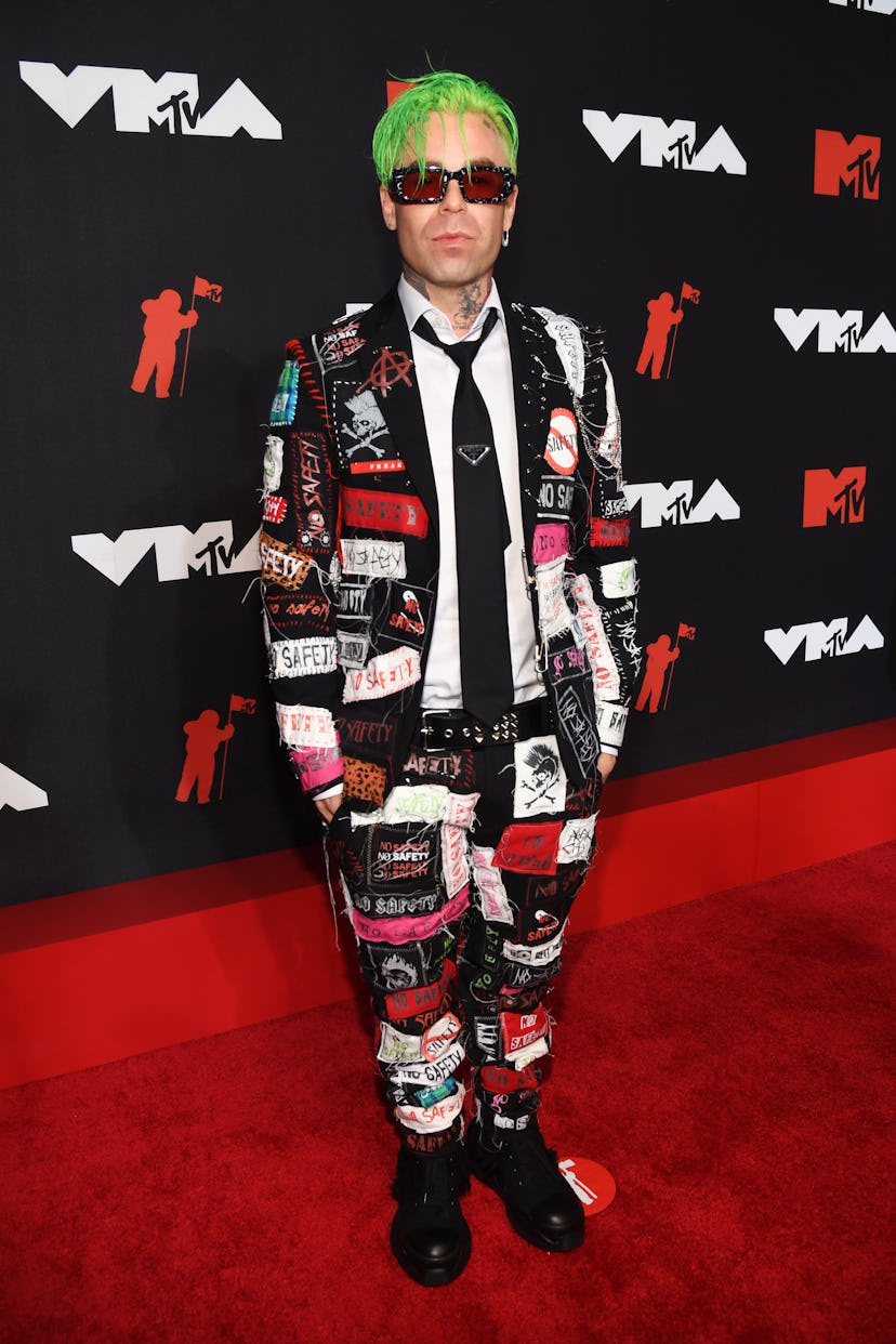NEW YORK, NEW YORK - SEPTEMBER 12: Mod Sun attends the 2021 MTV Video Music Awards at Barclays Cente...