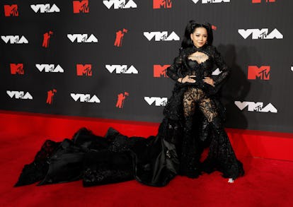 NEW YORK, NEW YORK - SEPTEMBER 12: Bella Poarch attends the 2021 MTV Video Music Awards at Barclays ...