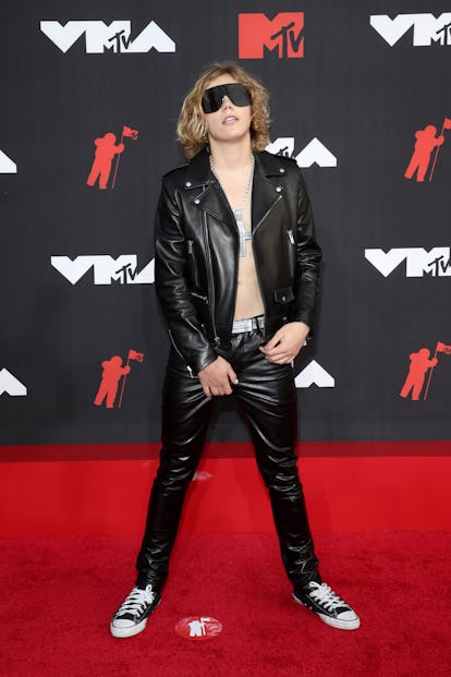 NEW YORK, NEW YORK - SEPTEMBER 12: The Kid LAROI attends the 2021 MTV Video Music Awards at Barclays...