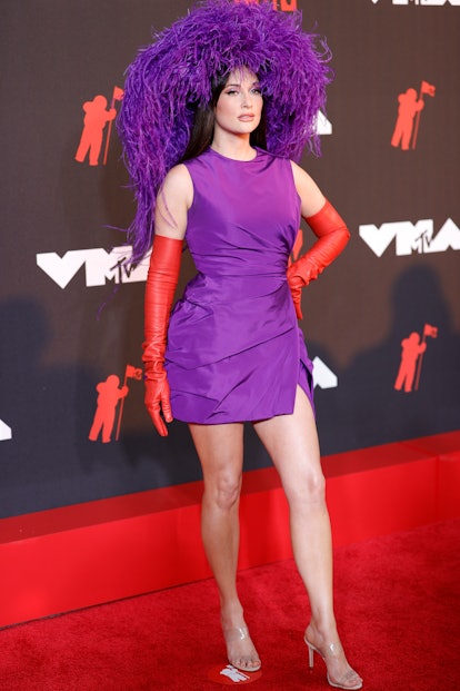 The VMAs 2021 red carpet fashion was truly wild, from Lil Nas X's cape to Doja Cat's lace. Here are ...