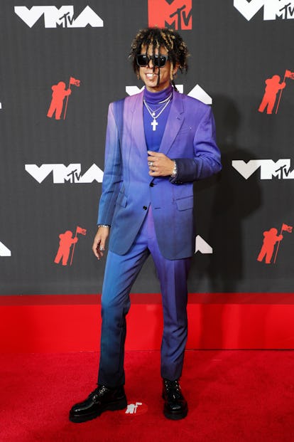 NEW YORK, NEW YORK - SEPTEMBER 12: Iann Dior attends the 2021 MTV Video Music Awards at Barclays Cen...