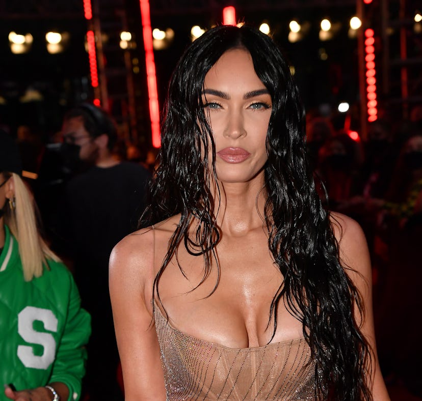 NEW YORK, NEW YORK - SEPTEMBER 12: Megan Fox attends the 2021 MTV Video Music Awards at Barclays Cen...