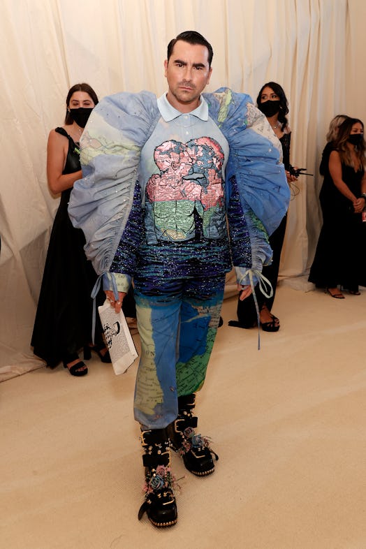 NEW YORK, NEW YORK - SEPTEMBER 13: Dan Levy attends The 2021 Met Gala Celebrating In America: A Lexi...