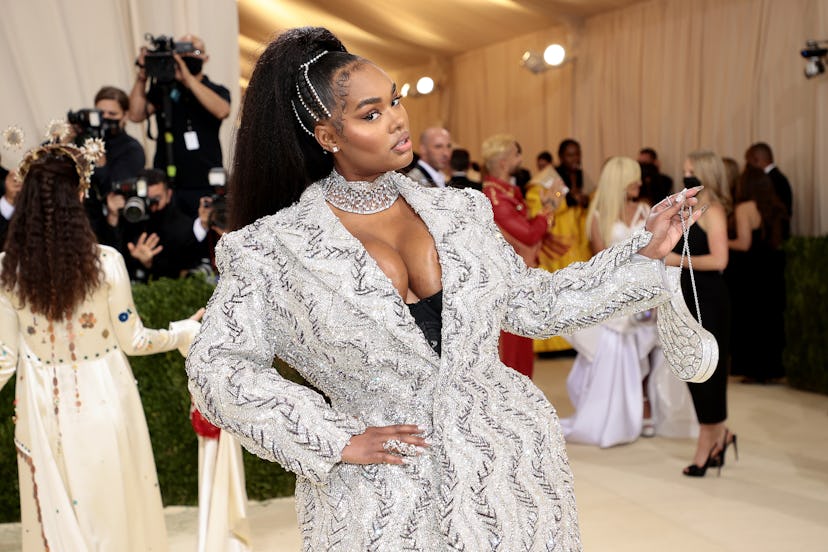 NEW YORK, NEW YORK - SEPTEMBER 13: Precious Lee attends The 2021 Met Gala Celebrating In America: A ...