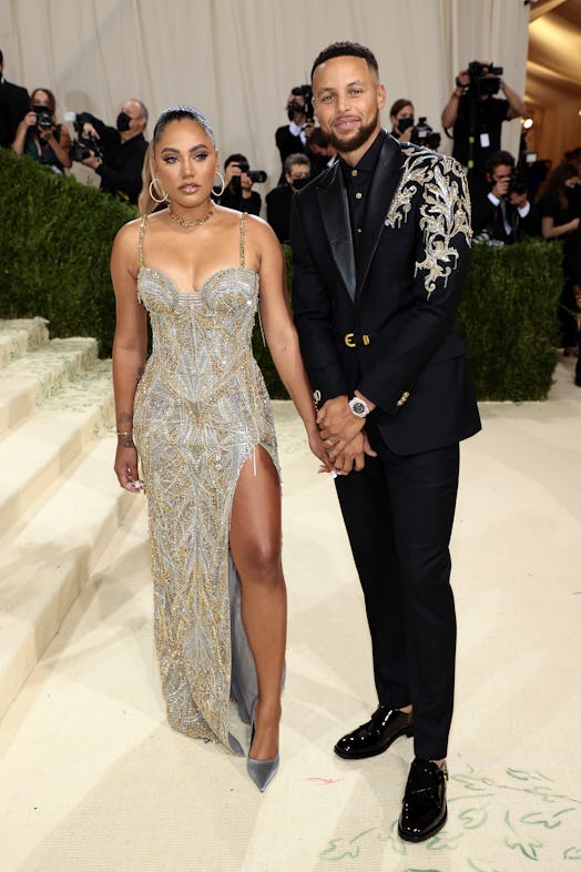 Ayesha Curry and Stephen Curry attend The 2021 Met Gala 