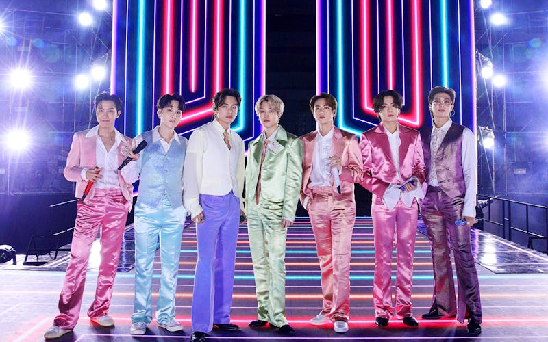 The 2021 VMA for Song of the Summer was one of three awards won by BTS at this year's VMAs. Photo vi...