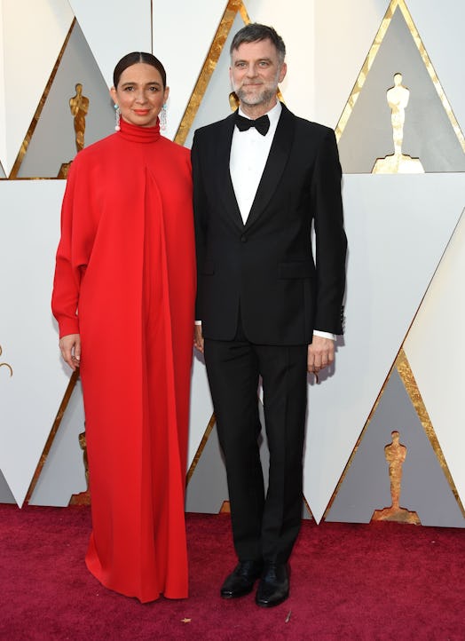 US actress Maya Rudolph and Director Paul Thomas Anderson arrive for the 90th Annual Academy Awards ...