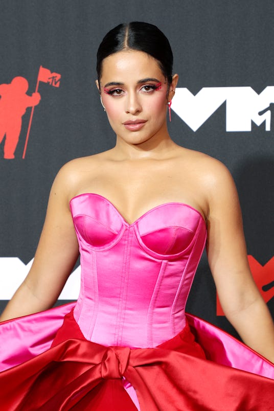 NEW YORK, NEW YORK - SEPTEMBER 12: Camila Cabello attends the 2021 MTV Video Music Awards at Barclay...