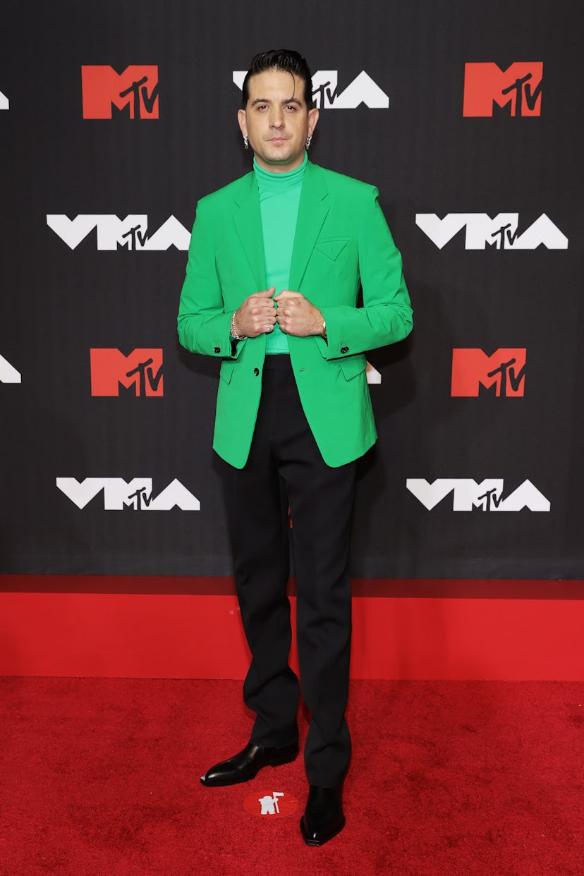 NEW YORK, NEW YORK - SEPTEMBER 12: G-Eazy attends the 2021 MTV Video Music Awards at Barclays Center...