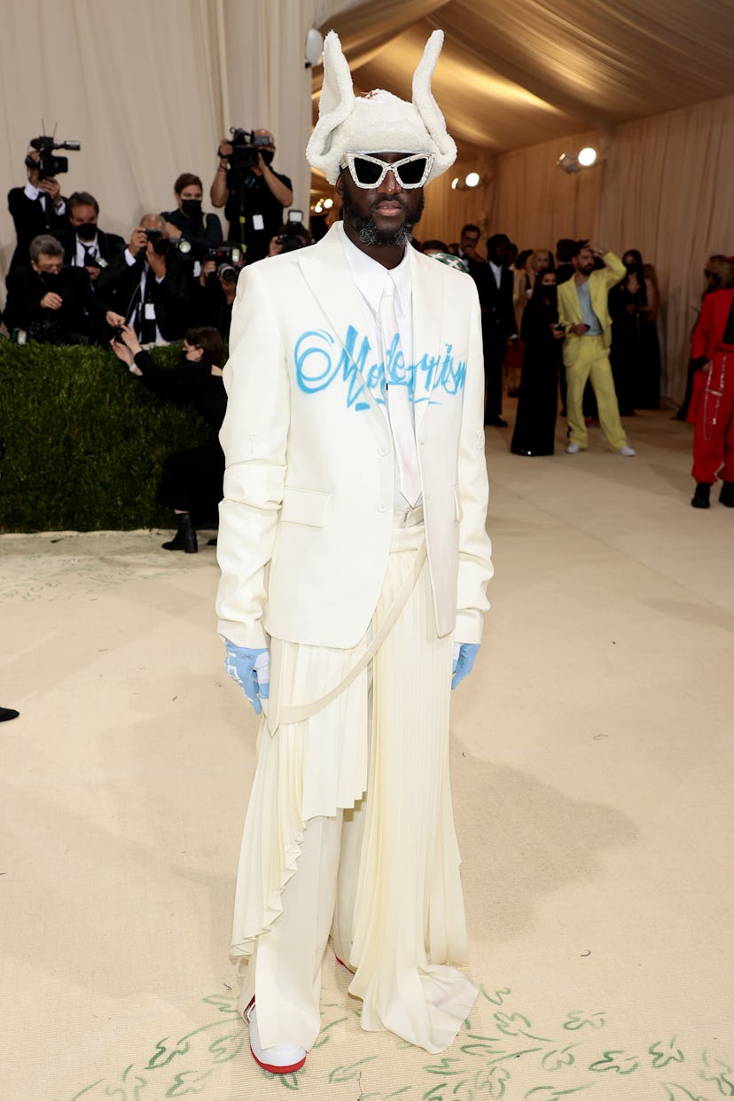 NEW YORK, NEW YORK - SEPTEMBER 13: Virgil Abloh attends The 2021 Met Gala Celebrating In America: A ...