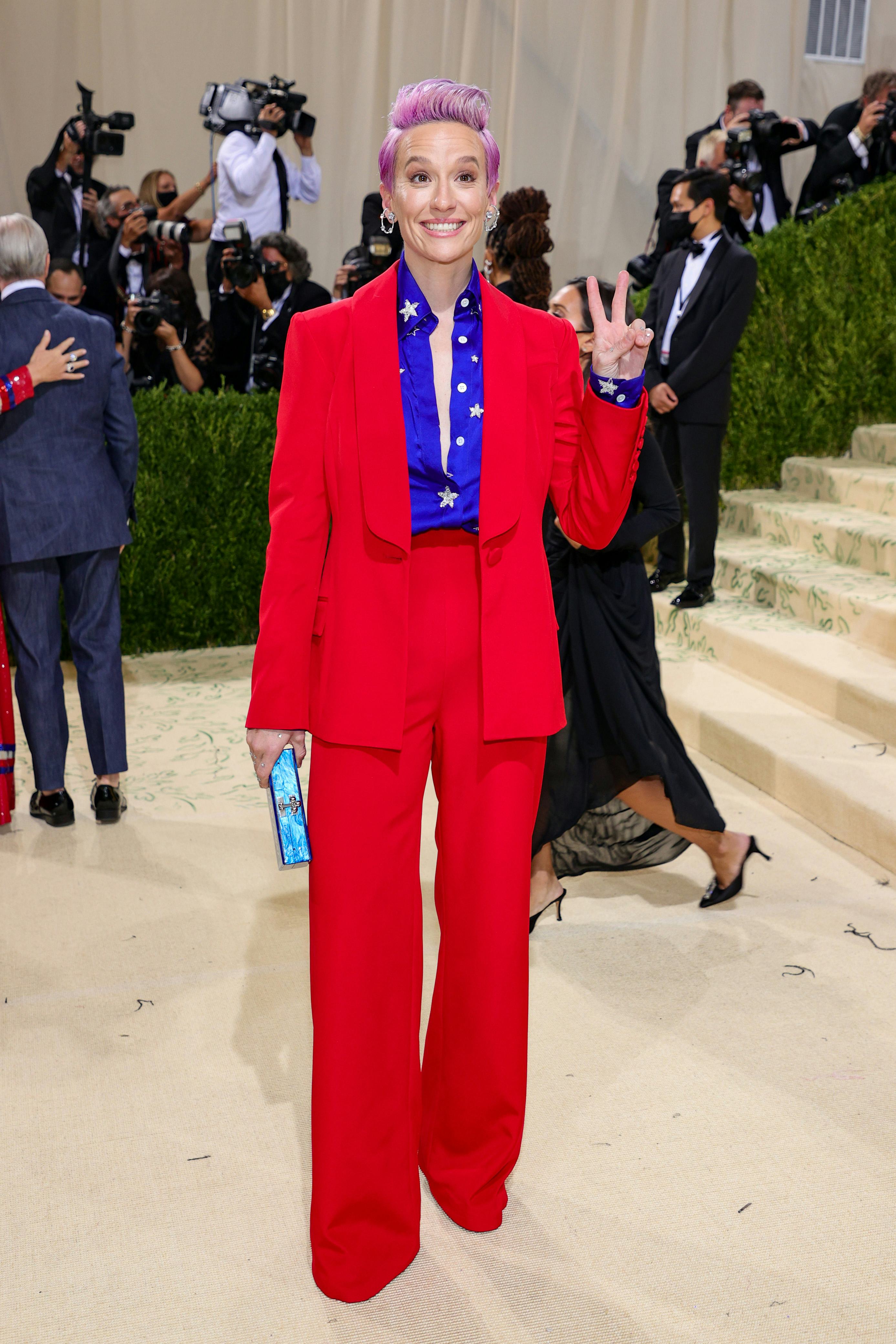 NEW YORK, NEW YORK - SEPTEMBER 13: Megan Rapinoe attends The 2021 Met Gala Celebrating In America: A&hellip;