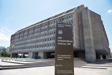 UNITED STATES - JULY 13: The U.S. Department of Health and Human Services building is pictured in Wa...