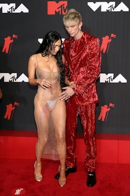 Megan Fox and Machine Gun Kelly’s VMAs body language might have been too posed.