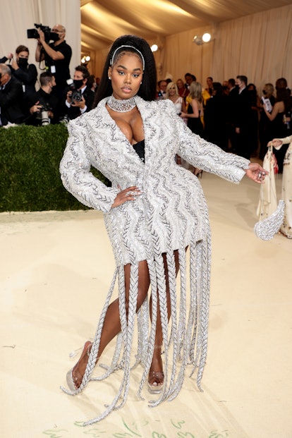 NEW YORK, NEW YORK - SEPTEMBER 13: Precious Lee attends The 2021 Met Gala Celebrating In America: A ...