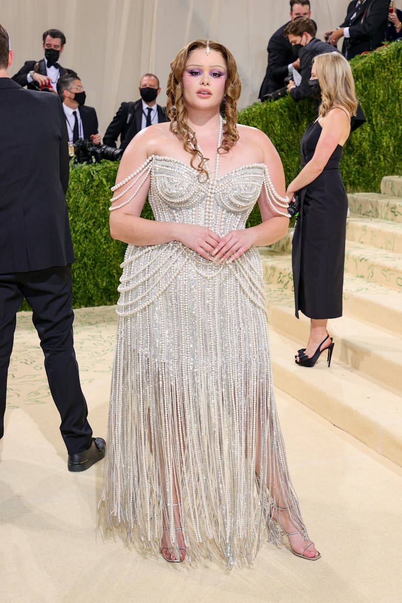 NEW YORK, NEW YORK - SEPTEMBER 13: Barbie Ferreira attends The 2021 Met Gala Celebrating In America:...