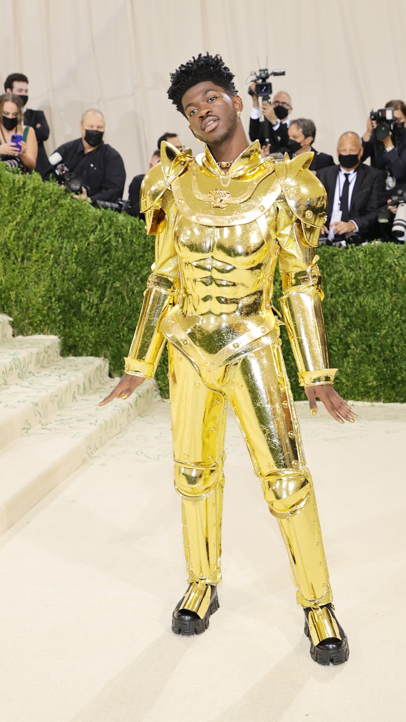 Lil Nas X's second Met Gala look designed by Versace.