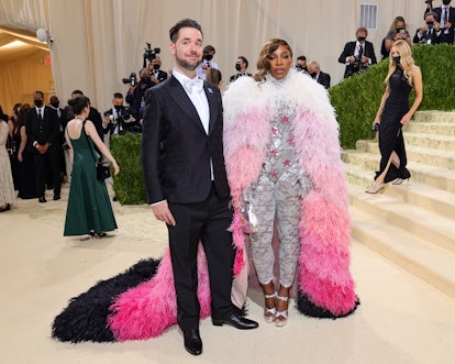 Alexis Ohanian and Serena Williams attend The 2021 Met Gala 