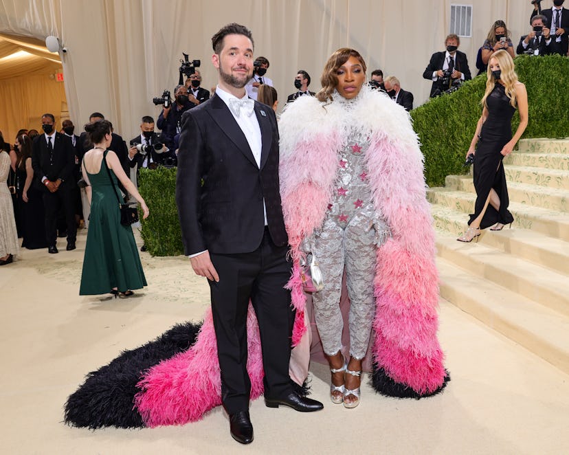 Alexis Ohanian and Serena Williams attend The 2021 Met Gala 