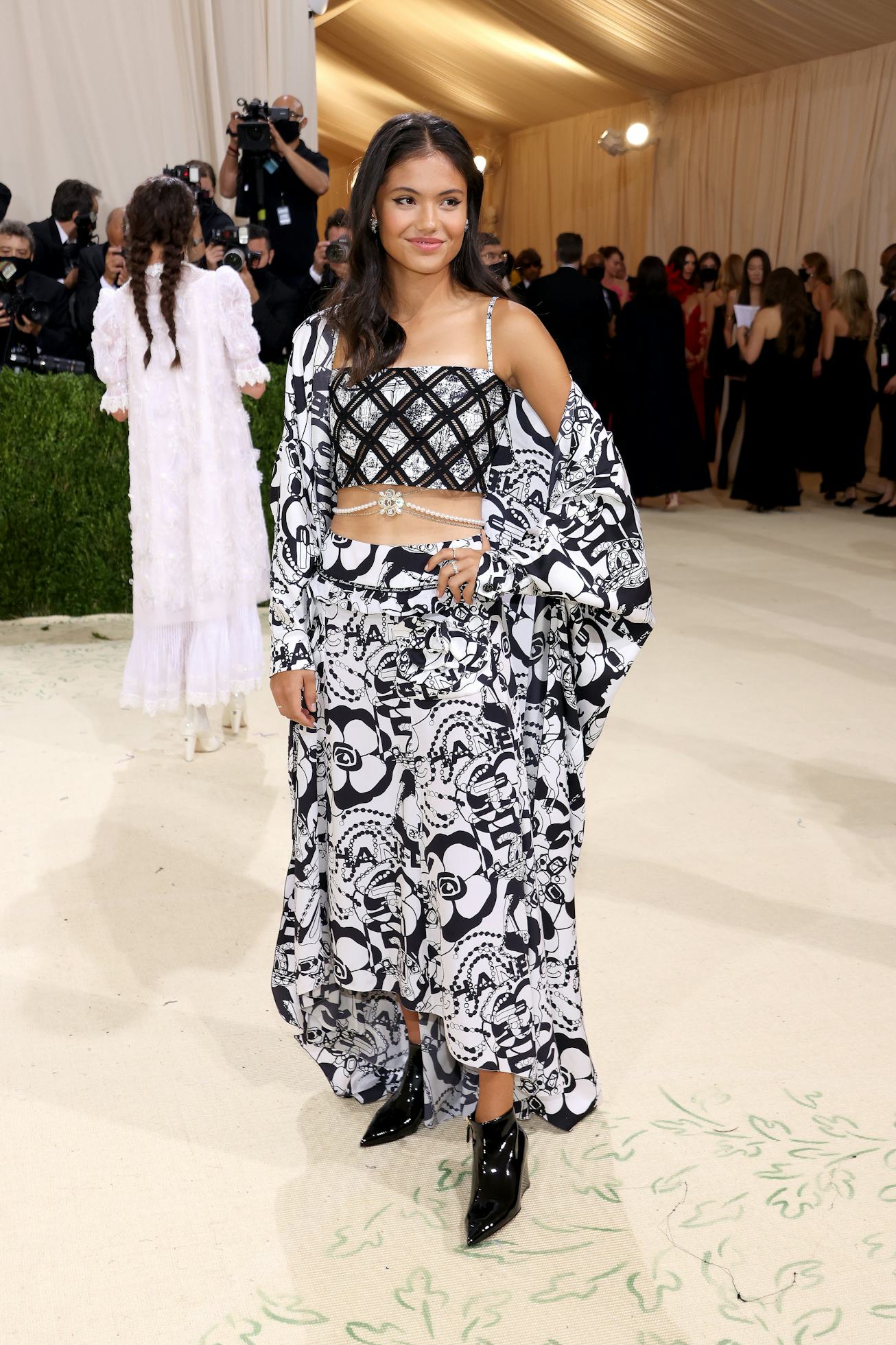 NEW YORK, NEW YORK - SEPTEMBER 13: Emma Raducanu
 attends The 2021 Met Gala Celebrating In America: ...