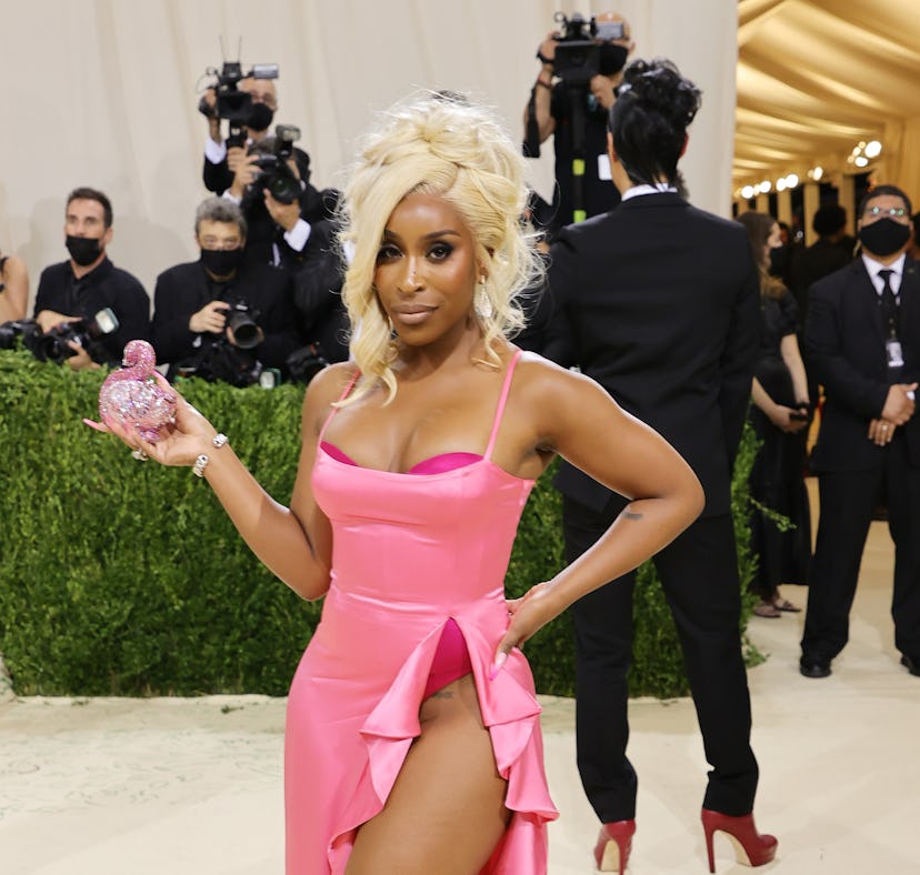 NEW YORK, NEW YORK - SEPTEMBER 13: Jackie Aina attends The 2021 Met Gala Celebrating In America: A L...
