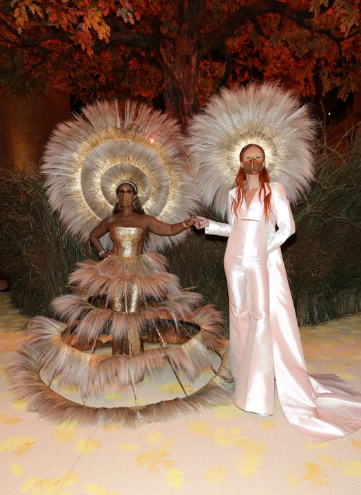  Iman and Harris Reed attend the The 2021 Met Gala 