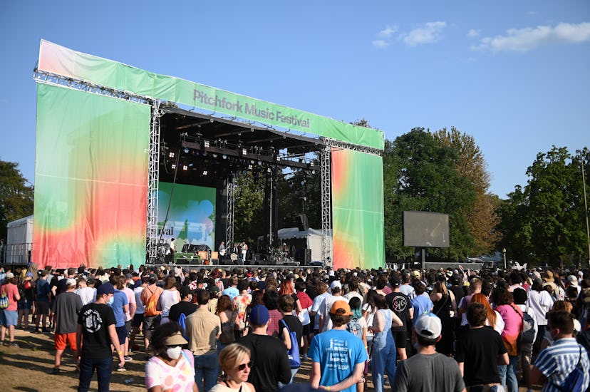 A general view of crowds during Pitchfork Music Festival 2021 at Union Park 