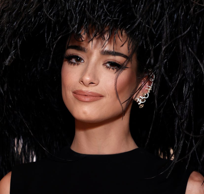 Dixie D'Amelio attended the Met Gala wearing an enormous hat and black dress