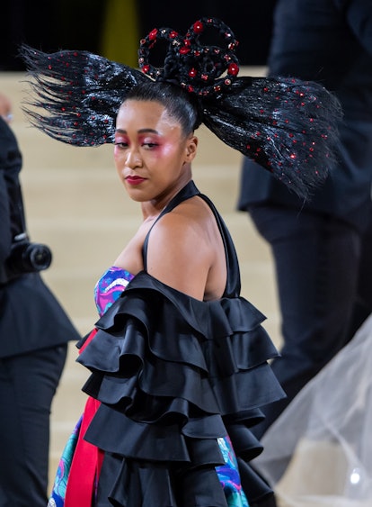 Naomi Osaka arrived at the 2021 Met - The Haitian American