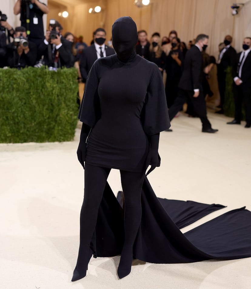 Kim Kardashian attends The 2021 Met Gala.