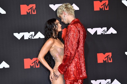 Megan Fox and Machine Gun Kelly at the 2021 MTV Video Music Awards.