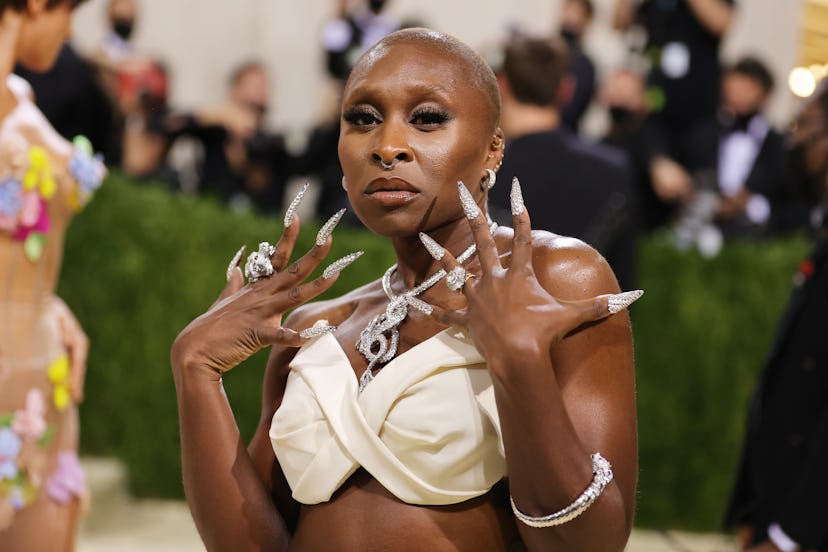 NEW YORK, NEW YORK - SEPTEMBER 13: Cynthia Erivo attends The 2021 Met Gala Celebrating In America: A...