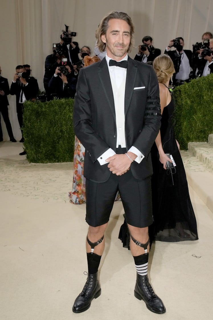NEW YORK, NEW YORK - SEPTEMBER 13: Actor Lee Pace attends The 2021 Met Gala Celebrating In America: ...