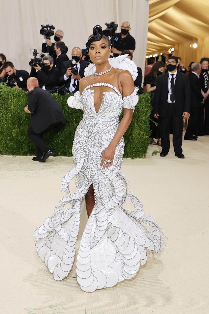 NEW YORK, NEW YORK - SEPTEMBER 13: Gabrielle Union attends The 2021 Met Gala Celebrating In America:...