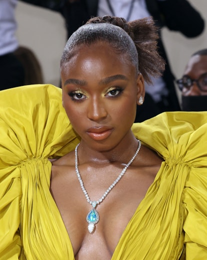 NEW YORK, NEW YORK - SEPTEMBER 13: Normani Kordei Hamilton attends the 2021 Met Gala benefit "In Ame...